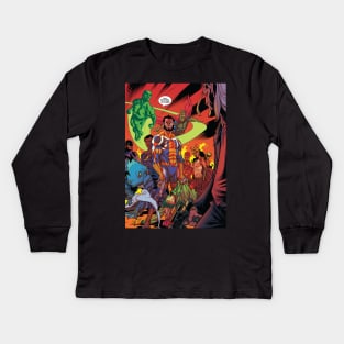 guardian of the globe Kids Long Sleeve T-Shirt